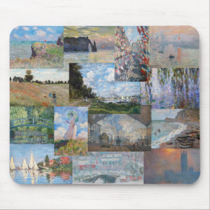 Claude Monet - Meisterwerke Patchwork Mousepad