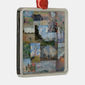 Claude Monet - Meisterwerke Patchwork Ornament Aus Metall (Rechts)