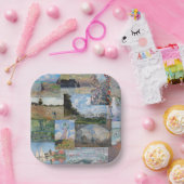 Claude Monet - Meisterwerke Patchwork Pappteller (Party)