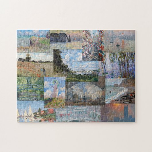 Claude Monet - Meisterwerke Patchwork Puzzle (Horizontal)