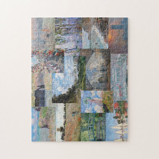 Claude Monet - Meisterwerke Patchwork Puzzle (Vertikal)