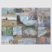 Claude Monet - Meisterwerke Patchwork Seidenpapier (Vorderseite)