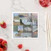 Claude Monet - Meisterwerke Patchwork Serviette (Beispiel)