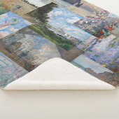 Claude Monet - Meisterwerke Patchwork Sherpadecke (3/4)