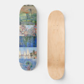 Claude Monet - Meisterwerke Patchwork Skateboard (Vorderseite)