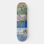 Claude Monet - Meisterwerke Patchwork Skateboard (Vorderseite)