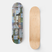 Claude Monet - Meisterwerke Patchwork Skateboard (Vorderseite)