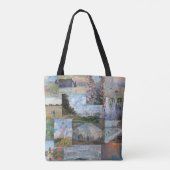 Claude Monet - Meisterwerke Patchwork Tasche (Rückseite)