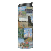 Claude Monet - Meisterwerke Patchwork Thermosbecher (Nach links gedreht)
