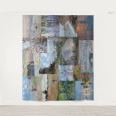 Claude Monet - Meisterwerke Patchwork Wandteppich (Vorderseite)