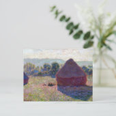 Claude Monet Meules, Milieu du Jour Postkarte (Stehend Vorderseite)
