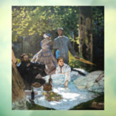 Claude Monet - Mittagessen im Gras, rechte Tafel Fensteraufkleber (Blatt 3)