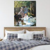 Claude Monet - Mittagessen im Gras, rechte Tafel Leinwanddruck (Insitu (Schlafzimmer))