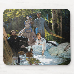 Claude Monet - Mittagessen im Gras, rechte Tafel Mousepad