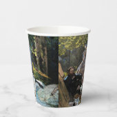 Claude Monet - Mittagessen im Gras, rechte Tafel Pappbecher (Links)