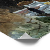 Claude Monet - Mittagessen im Gras, rechte Tafel Poster (Ecke)