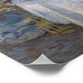 Claude Monet | Mittagessen: Monet's Garden Argente Poster (Ecke)