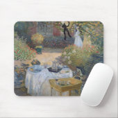Claude Monet | Mittagessen: Monets Garten Argenteu Mousepad (Mit Mouse)