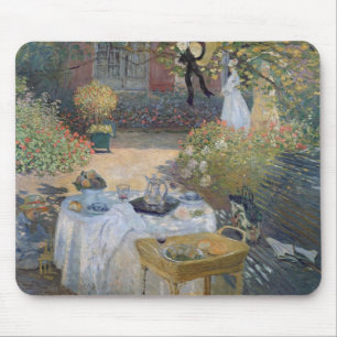 Claude Monet   Mittagessen: Monets Garten Argenteu Mousepad