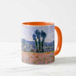 Claude Monet - Mohnfeld 1890 (Giverny) Tasse