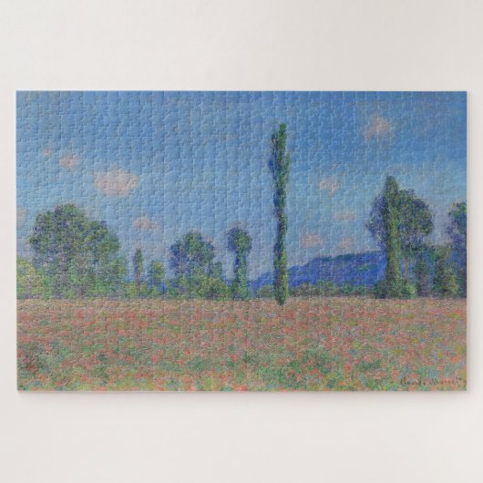 Claude Monet Mohnfeld (1890) Puzzle (Horizontal)
