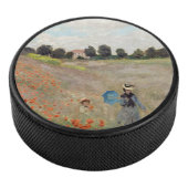 Claude Monet - Mohnfeld Eishockey Puck (3/4)