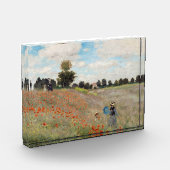 Claude Monet - Mohnfeld Fotoblock (Links)