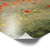 Claude Monet - Mohnfeld Fotodruck (Ecke)