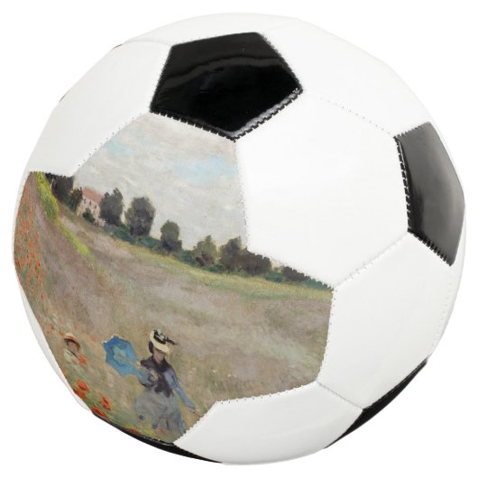 Claude Monet - Mohnfeld Fußball (Dreiviertel)