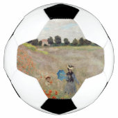 Claude Monet - Mohnfeld Fußball (Vorderseite)
