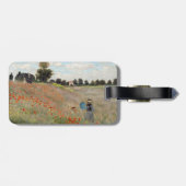 Claude Monet - Mohnfeld Gepäckanhänger (Rückseite horizontal)