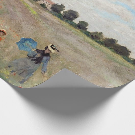 Claude Monet - Mohnfeld Geschenkpapier (Ecke)