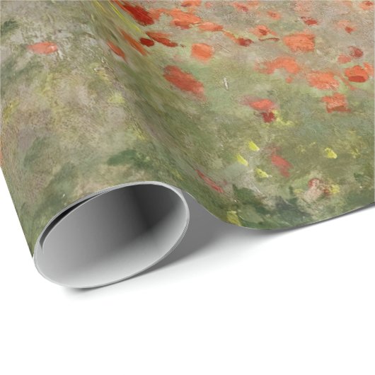 Claude Monet - Mohnfeld Geschenkpapier (Rolleneckpunkt)