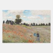 Claude Monet - Mohnfeld Geschenkpapier Set (Vorderseite 2)