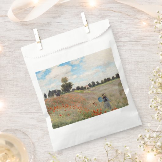 Claude Monet - Mohnfeld Geschenktütchen (Ausgeschnitten)