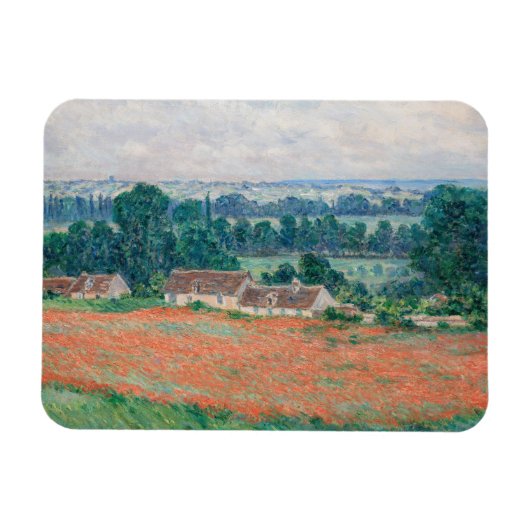 Claude Monet - Mohnfeld, Giverny Magnet (Horizontal)