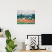 Claude Monet - Mohnfeld, Giverny Poster (Heimbüro)