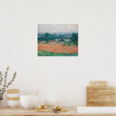 Claude Monet - Mohnfeld, Giverny Poster (Küche)