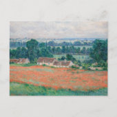Claude Monet - Mohnfeld, Giverny Postkarte (Vorderseite)