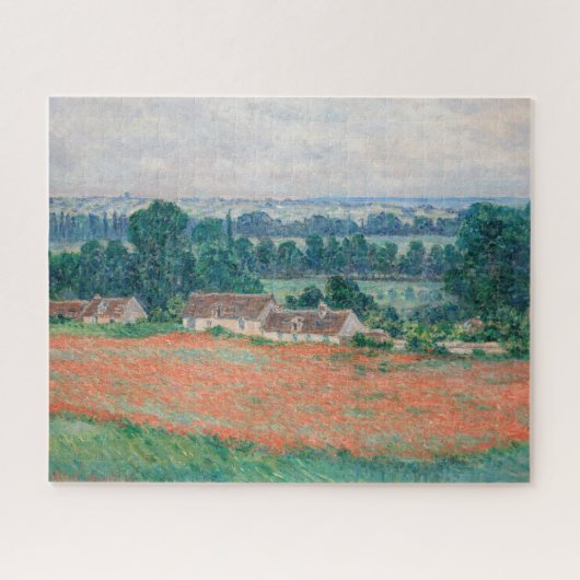 Claude Monet - Mohnfeld, Giverny Puzzle (Horizontal)