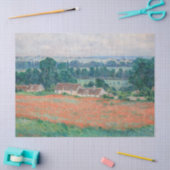 Claude Monet - Mohnfeld, Giverny Seidenpapier (Basteln)