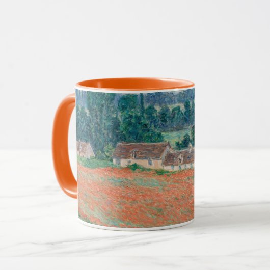 Claude Monet - Mohnfeld, Giverny Tasse (Vorderseite Links)