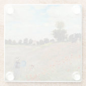 Claude Monet - Mohnfeld Glasuntersetzer (Rückseite)