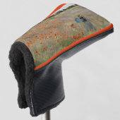 Claude Monet - Mohnfeld Golf Headcover (3/4 Vorderseite)