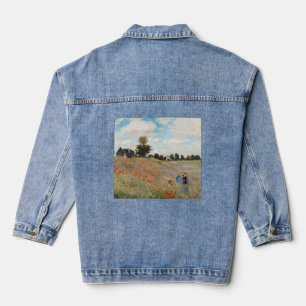 Claude Monet - Mohnfeld Jeansjacke