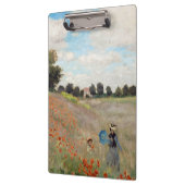 Claude Monet - Mohnfeld Klemmbrett (Links)