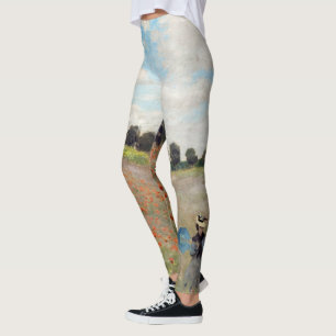 Claude Monet - Mohnfeld Leggings