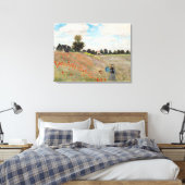 Claude Monet - Mohnfeld Leinwanddruck (Insitu (Schlafzimmer))