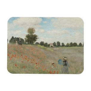 Claude Monet - Mohnfeld Magnet