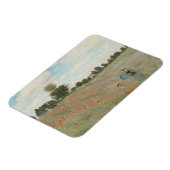 Claude Monet - Mohnfeld Magnet (Linke Seite)